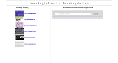 Desktop Screenshot of lonningdal.net