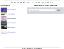 Tablet Screenshot of lonningdal.net